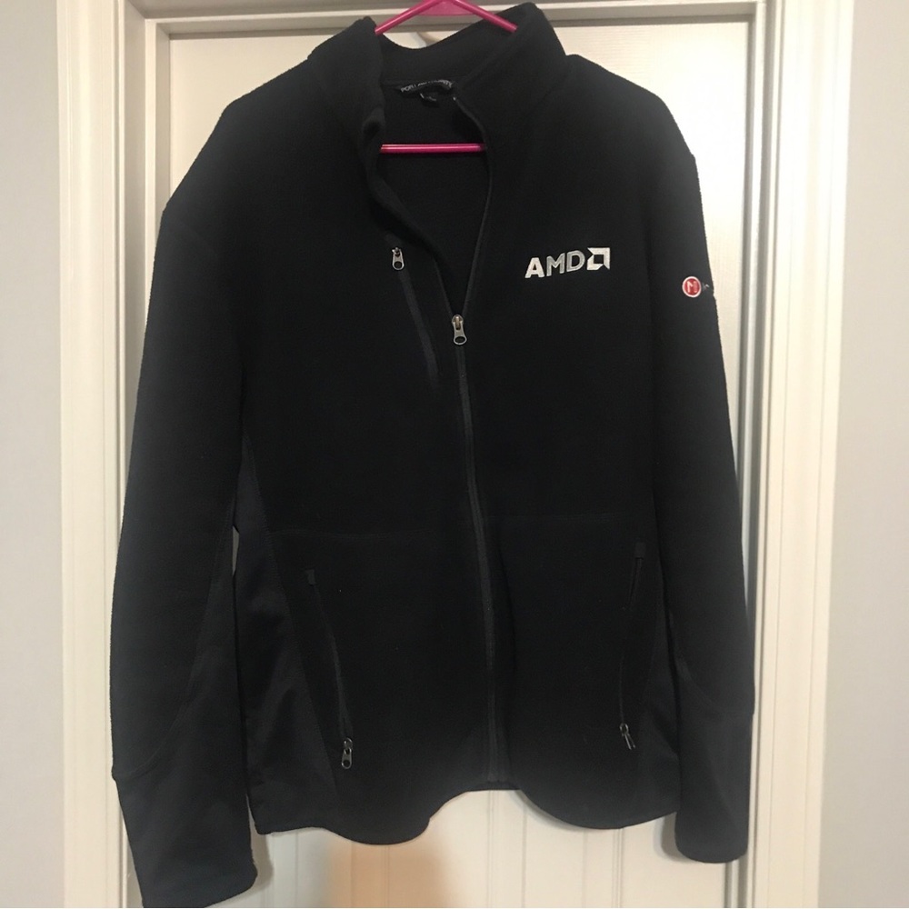 AMD Port Authority Mens  Lightweight Fleece Jacket  Pockets MTI Global Services